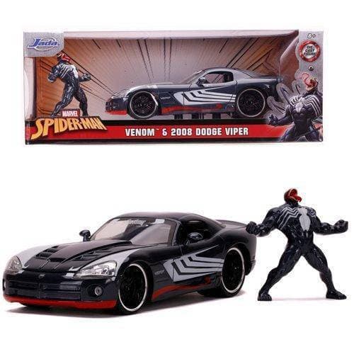 Venom 2008 Dodge Viper SRT10 1:24 Scale Die-Cast Metal Vehicle with Figure