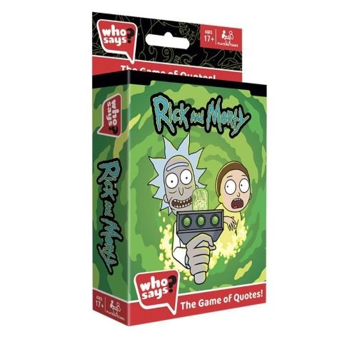 Who Says? Card Game Rick and Morty Edition