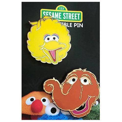 Zen Monkey: Big Bird and Snuffy Set - Sesame Street Enamel Pins