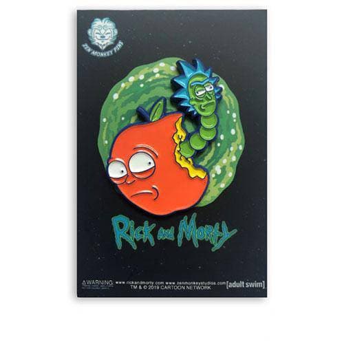 Zen Monkey: Hungry for Apples, Morty? - Rick and Morty Enamel Pin