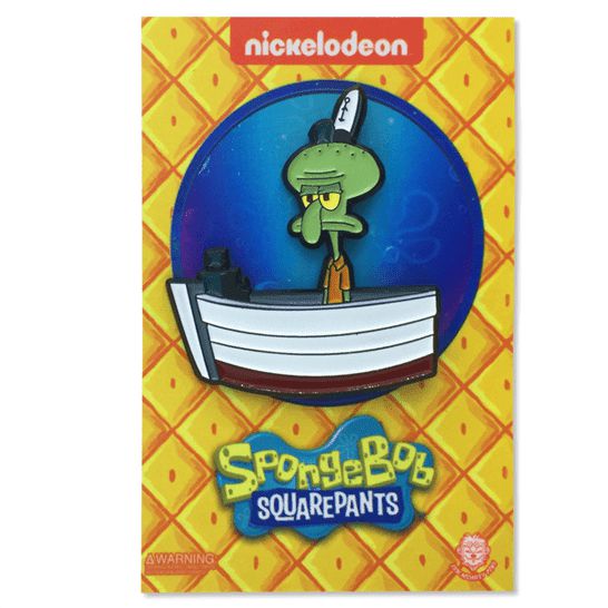 Zen Monkey: Squidward at Work - Spongebob Squarepants Pin